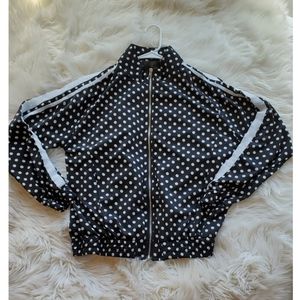 Missguided Poka Dot Track Suite Jacket
